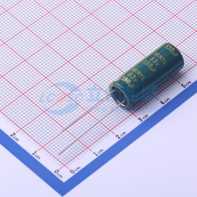 330uF ±20% 63V实物图