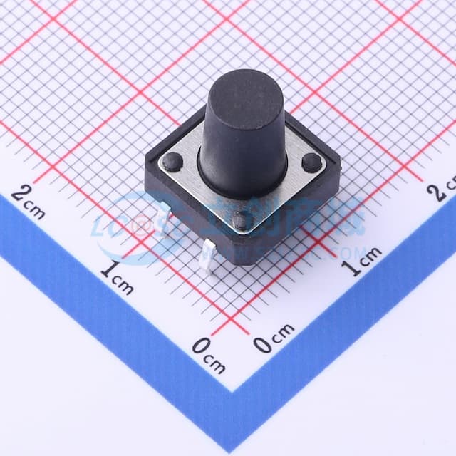 12*12*12mm 直插 轻触开关 【插件】实物图