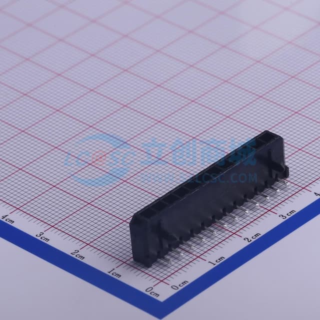 1x12P 间距:3mm 弯插实物图
