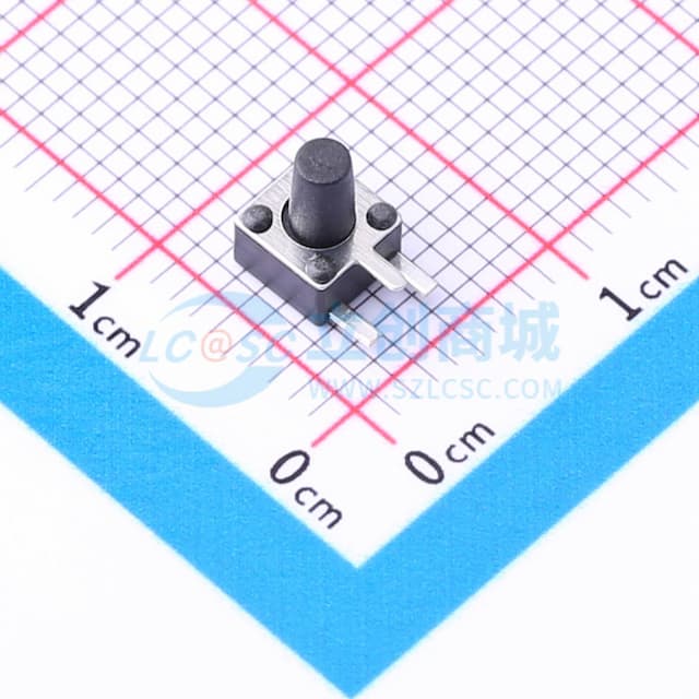 4.5*4.5*6.5mm 卧插 轻触开关 【插件】实物图