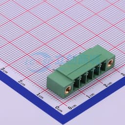 3.81mm 1x5P 排数:1 每排P数:5 螺丝固定 【插拔】缩略图