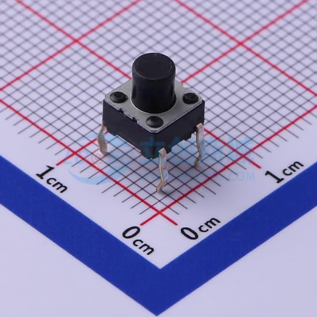 6*6*7mm 直插 轻触开关 【轻触】实物图