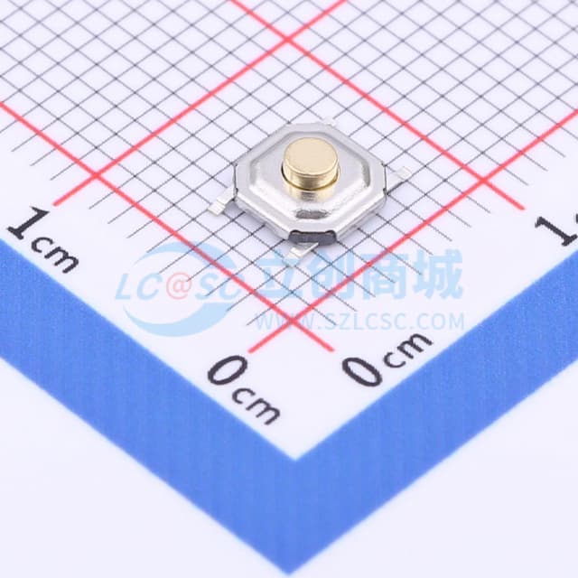 5.2*5.2*2mm 立贴 轻触开关实物图