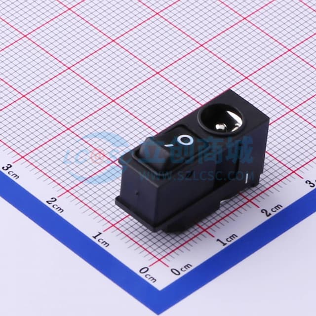 复合式电源带翘板开关 【插件】实物图