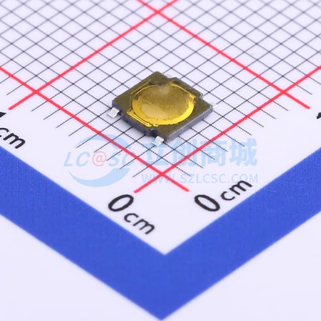 4.5*4.5*0.55mm 立贴 轻触开关实物图