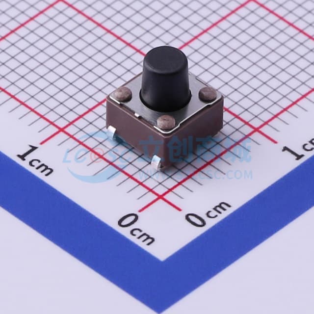 12*12.03*7mm 立贴 轻触开关实物图