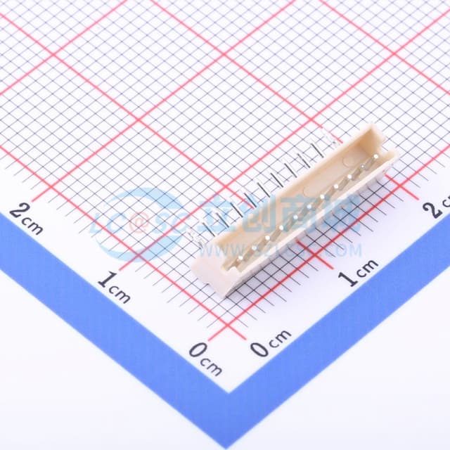 1x11P 间距:1.5mm 弯插 系列:ZH 【插件】实物图