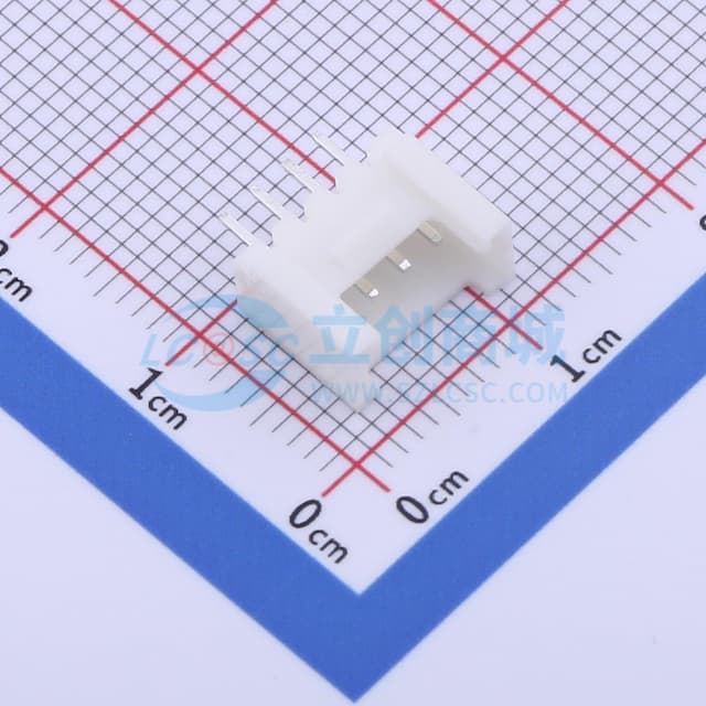 1x4P 间距:2mm 直插 系列:HY【插件】实物图