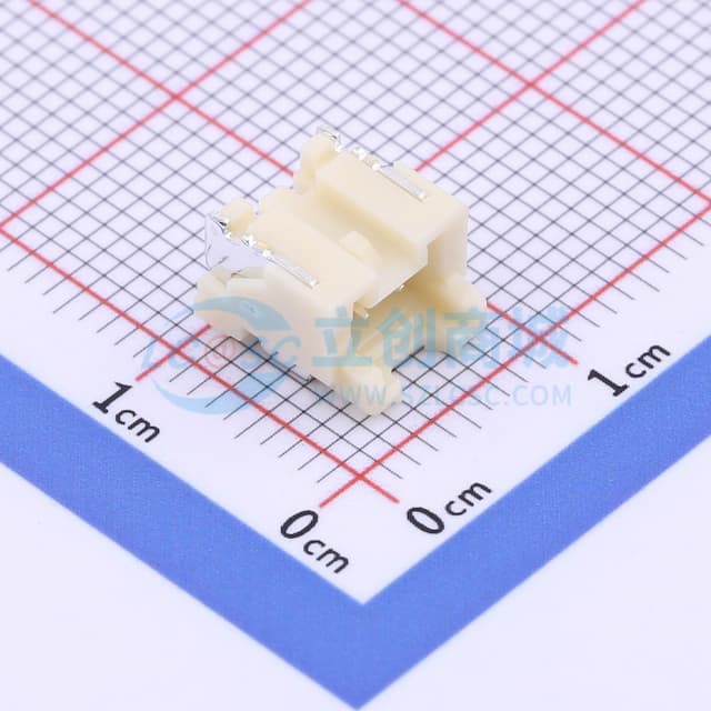 1x2P 间距:2mm 卧贴 系列:PA实物图