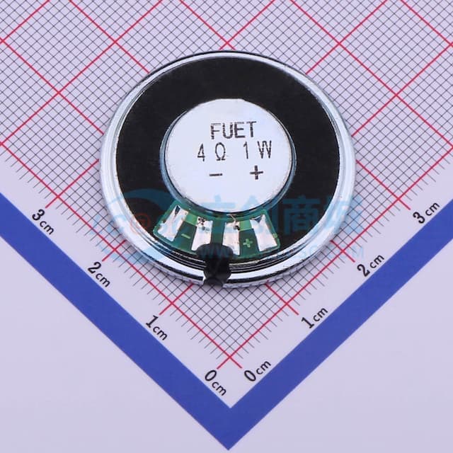 喇叭32MM-5.1H 4Ω1W 可接线实物图