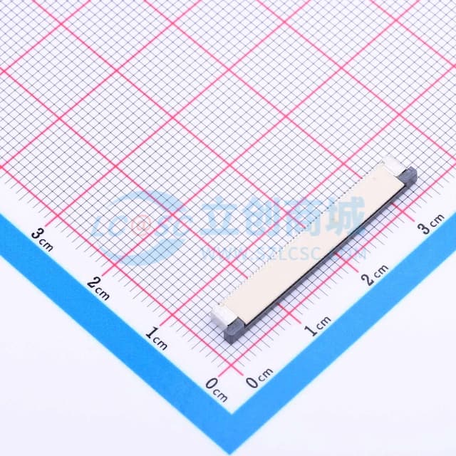 间距:0.5mm P数:54P 抽屉式 上接实物图