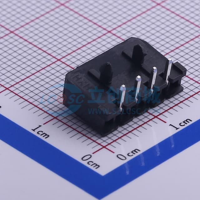 1x4P 间距:3mm 弯插实物图