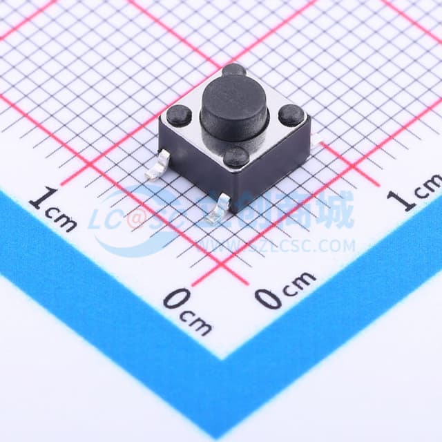 6*6*5mm 立贴 轻触开关实物图