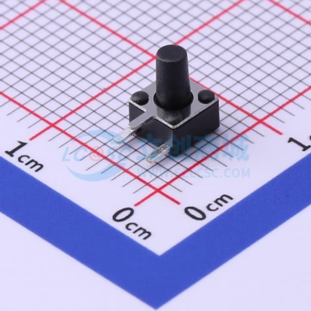 4.5*4.5*6.5mm 卧插 轻触开关 【轻触】实物图