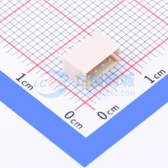 1x4P 间距:1.5mm 直插 系列:ZH 【插件】实物图