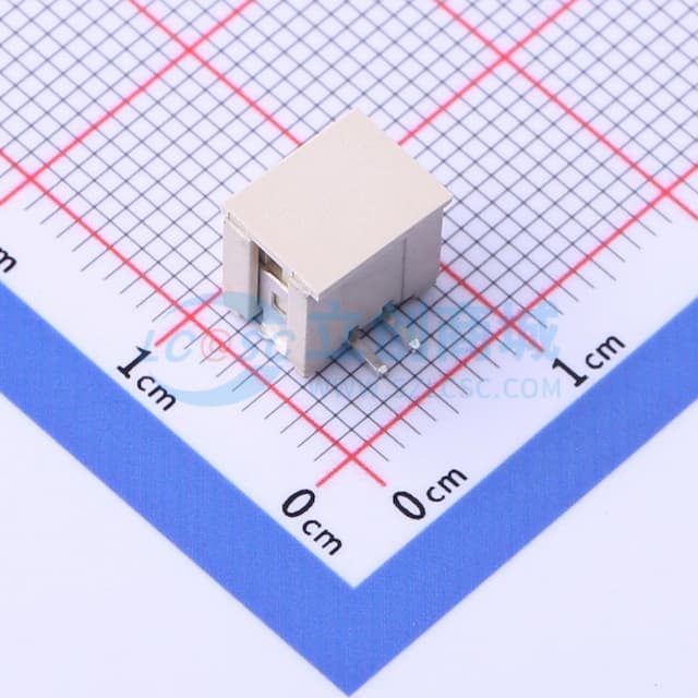 1x2P 间距:2mm 立贴 系列:PH实物图