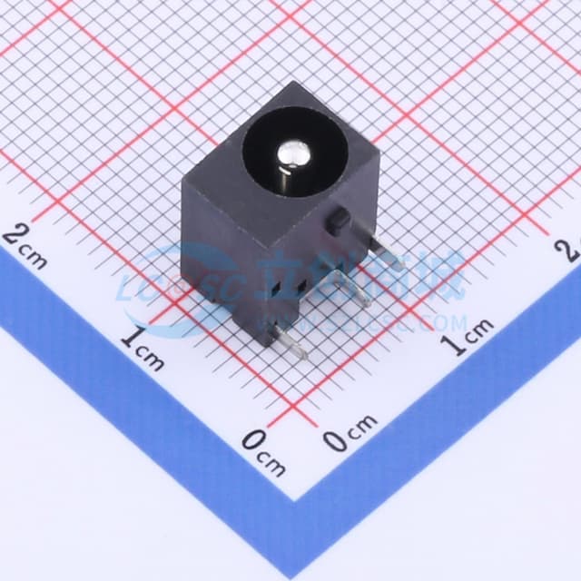 DC电源插座 内径:2.5mm 外径:6mm 【插件】实物图