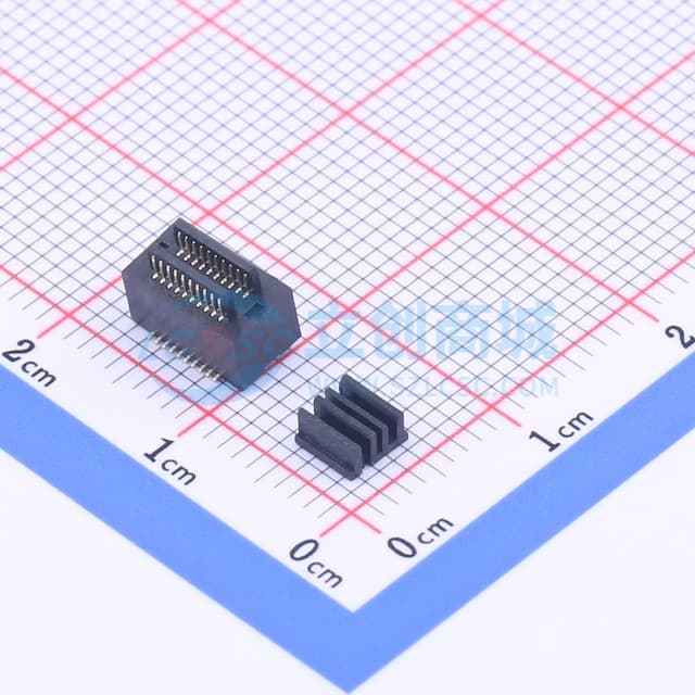 PIN:20P 间距:0.5mm 公 立贴实物图
