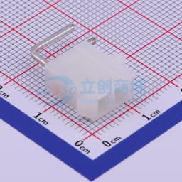 白色半透明 2x1P 间距:4.2mm 弯插【插件】缩略图