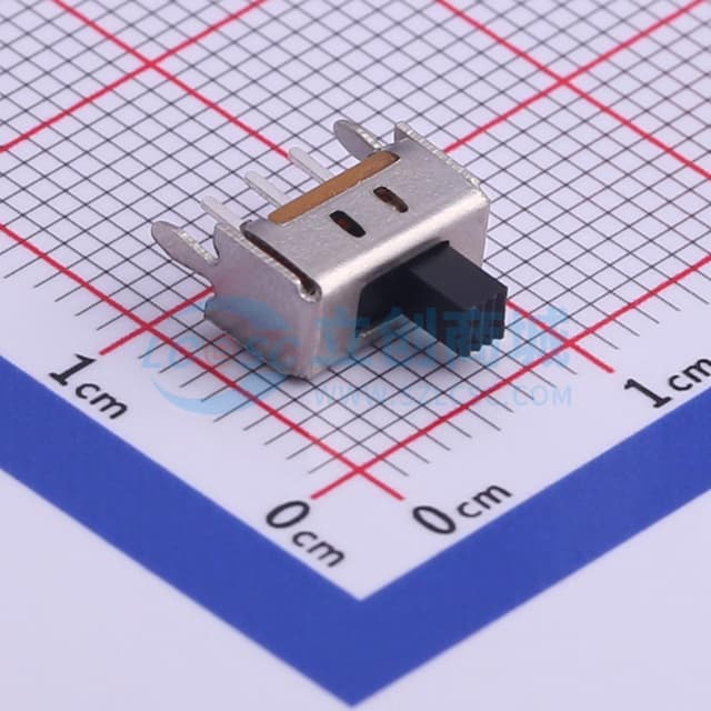 柄长3mm 直插双档 滑动开关 【拨动】实物图