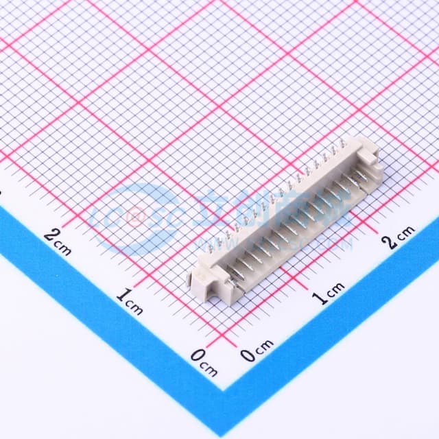 1x16P 间距:1.25mm 立贴实物图