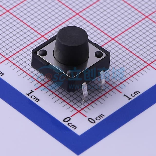 12*12*8mm 直插 轻触开关 【轻触】实物图