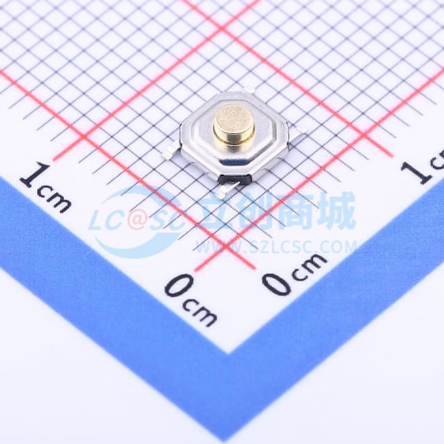 5.2*5.2*2mm 立贴 轻触开关实物图