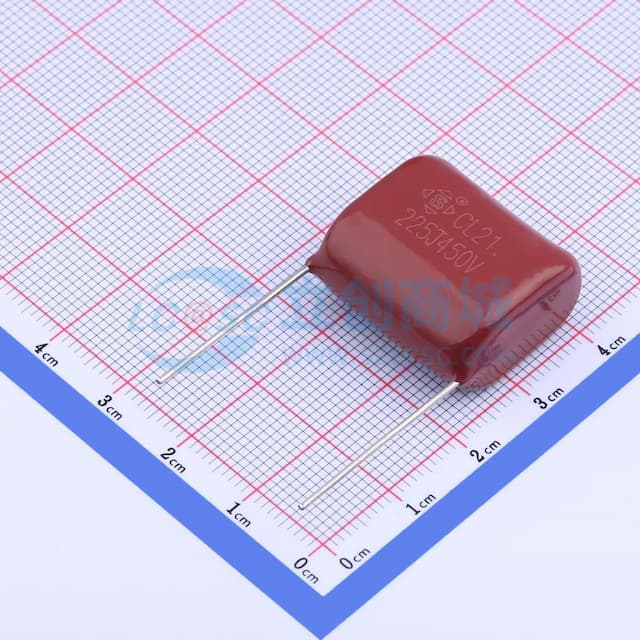 2.2uF ±5% 450V P=22.5 L=20 24*20*12 CL21实物图