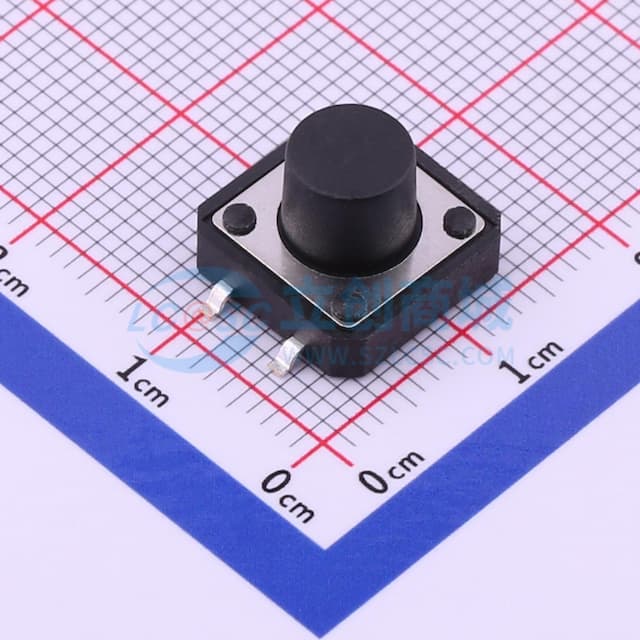 12*12*8.5mm 立贴 轻触开关实物图