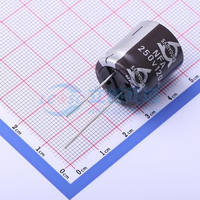 120uF ±20% 250V实物图