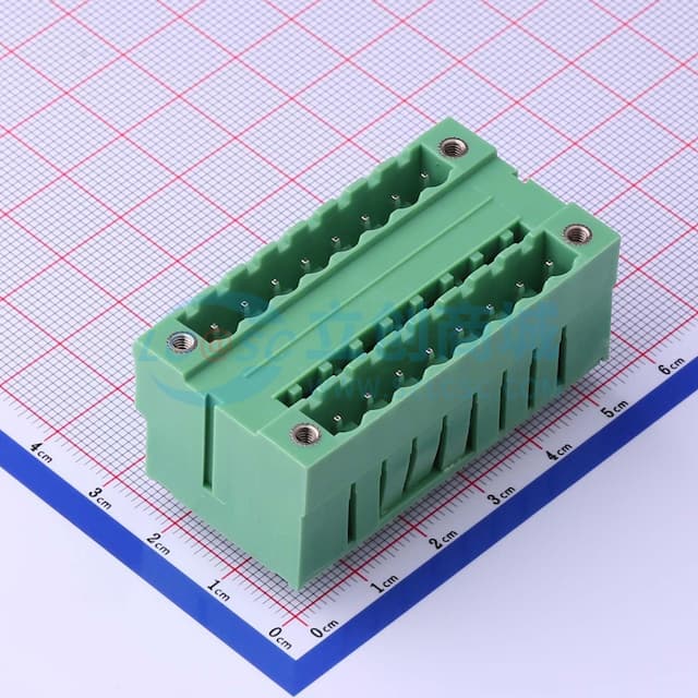 螺丝固定 5.08mm 【插拔】实物图