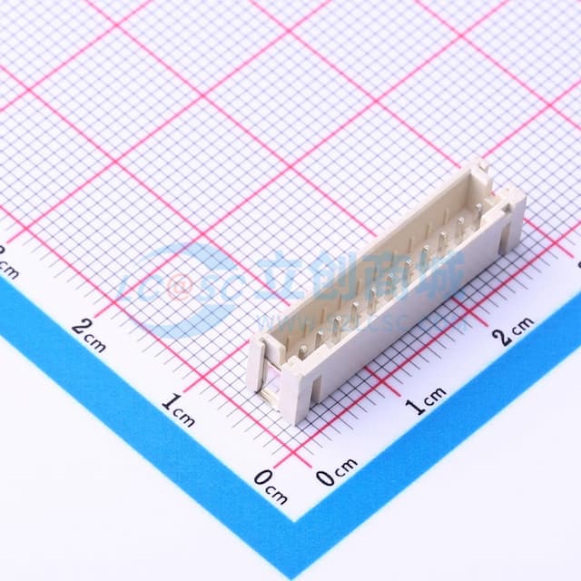 1x11P 间距:2mm 立贴实物图