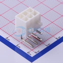 白色 2x3P 间距:4.2mm 弯插【插件】缩略图
