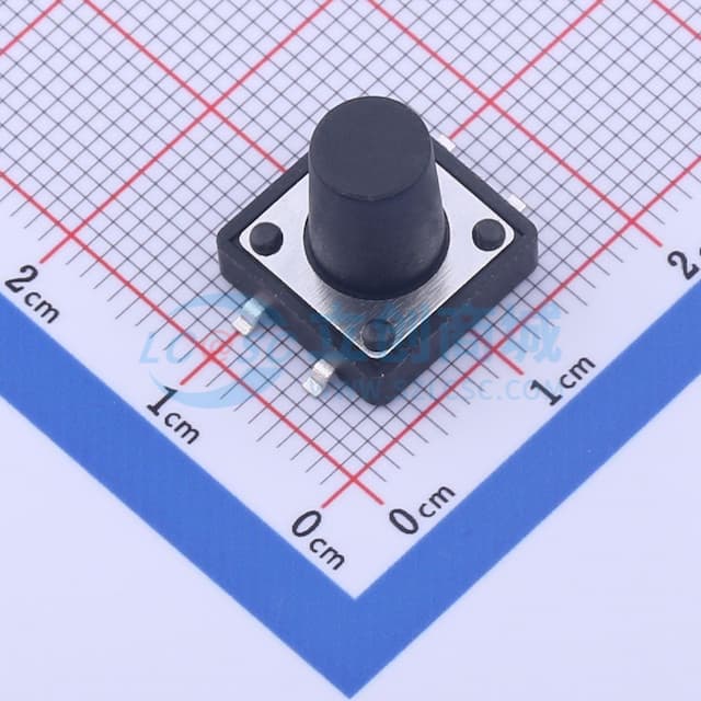 12*12*12mm 立贴 轻触开关实物图