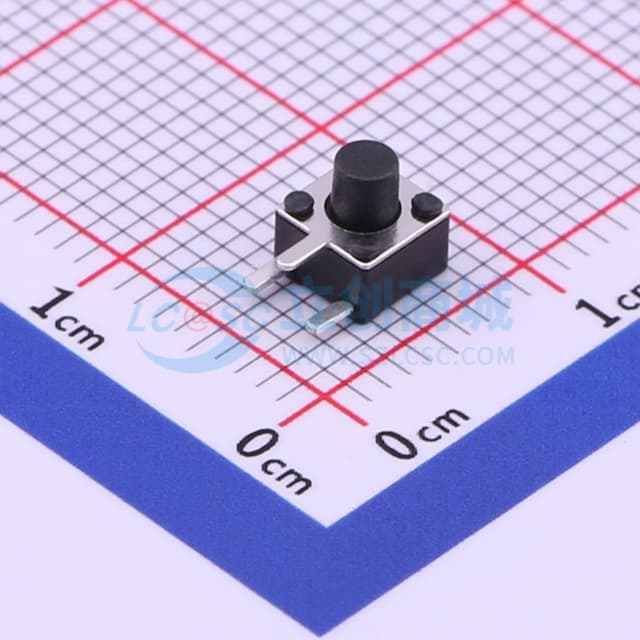 4.5*4.5*5mm 卧插 轻触开关 【轻触】实物图