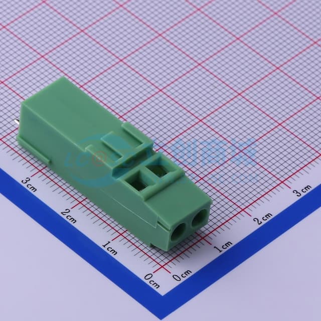 5.08mm 1x2P 排数:1 每排P数:2 直插 【螺钉】实物图