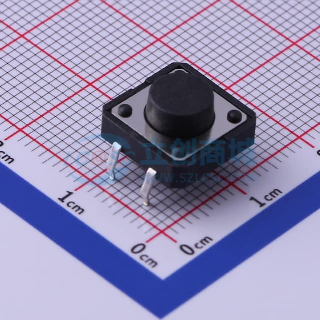 12*12*6mm 直插 轻触开关 【轻触】实物图