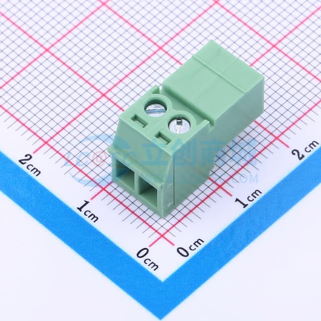 3.81mm 1x2P 排数:1 每排P数:2【焊接辅料】实物图