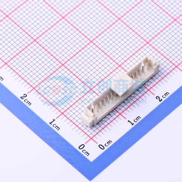 1x16P 间距:1.25mm 立贴 系列:PicoBlade(MX 1.25)实物图