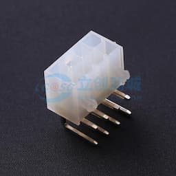 白色半透明 2x4P 间距:4.2mm 弯插【插件】缩略图