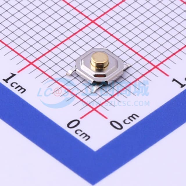 5.2*5.2*2mm 立贴 轻触开关实物图