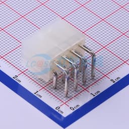 白色半透明 2x4P 间距:4.2mm 弯插【插件】缩略图