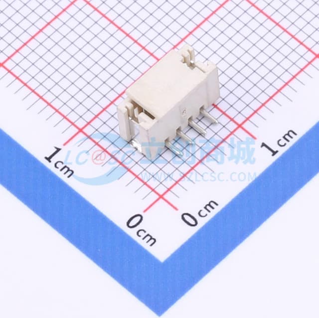 1x4P 间距:1.5mm 立贴 系列:ZH实物图