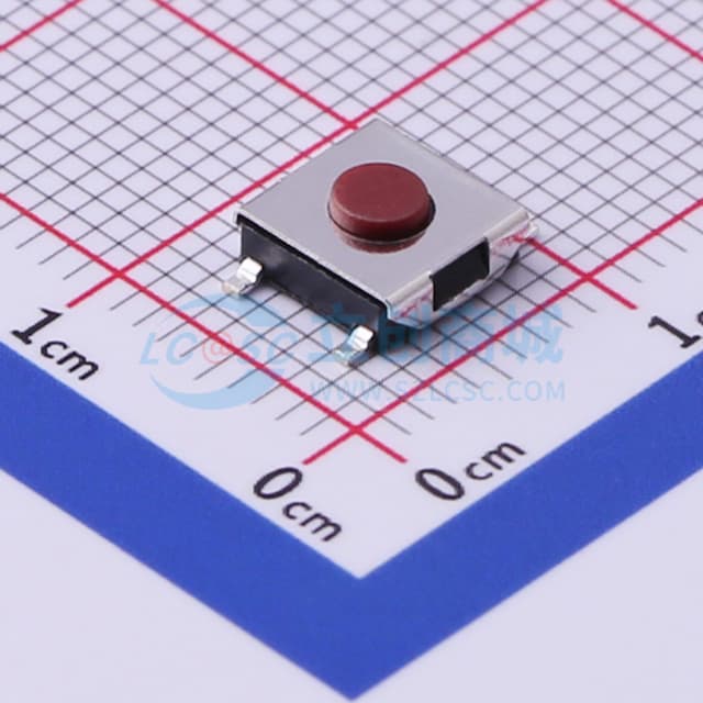 6.4*6*2.7mm 立贴 轻触开关实物图