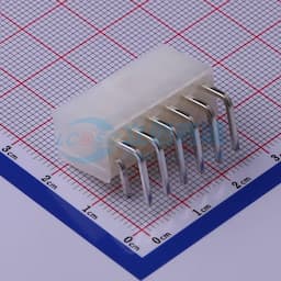 白色半透明 2x6P 间距:4.2mm 弯插【插件】缩略图