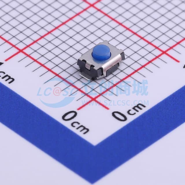 4*3*2mm 立贴 轻触开关实物图