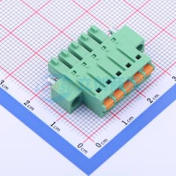 绿色 螺丝固定 1x5P 3.81mm 排数:1 每排P数:5缩略图