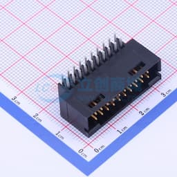 2x10P 间距:2.54mm 弯插 【插件】缩略图