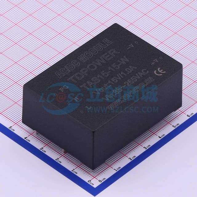 15W AC-DC电源模块，宽压输入85～265VAC，单路/双路隔离输出 【电源】实物图