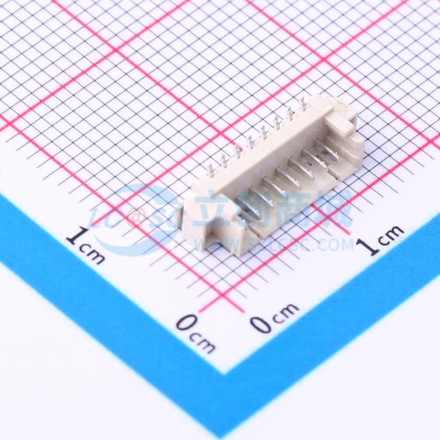 1x8P 间距:1.25mm 立贴实物图